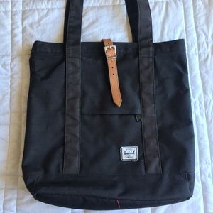 Herschel Supply Co black tote bag